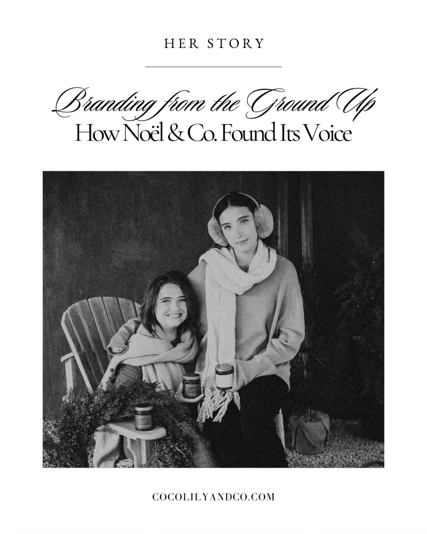 It started at a kitchen table with wax, notebooks, and a question: could we make something that felt like home?⁠
⁠
No&euml;l &amp; Co. is still that table, three generations later.⁠
⁠
Read the full HER STORY in COCOLILY Magazine and Journal.⁠
⁠
Link 
