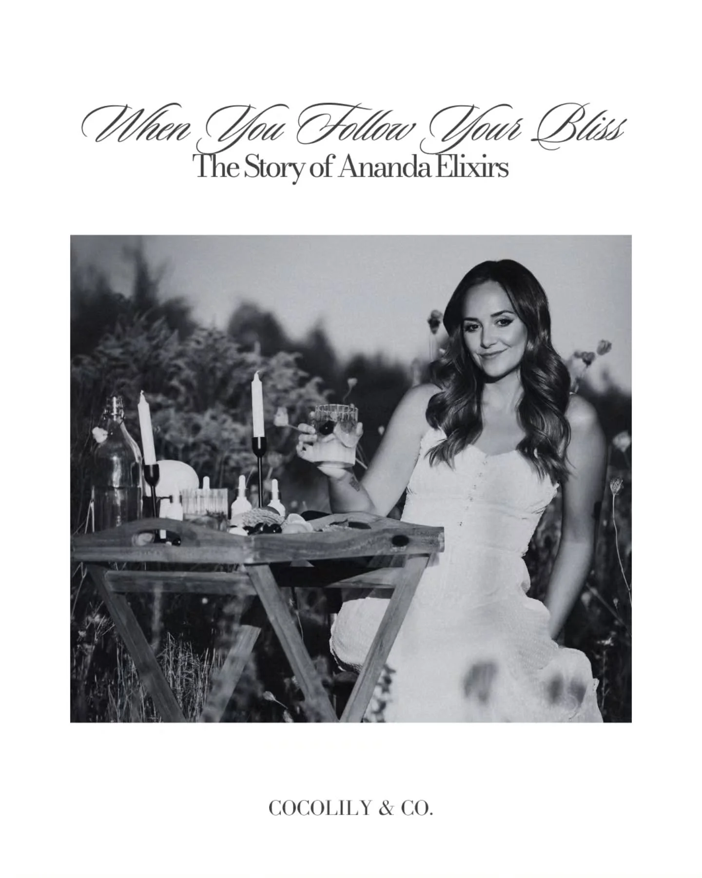 There was a moment on a quiet country road when everything felt uncertain.⁠
⁠
Instead of pushing harder, she asked a different question. What would it look like to follow her bliss?⁠
⁠
From that question, Ananda Elixirs was born. A brand built on int