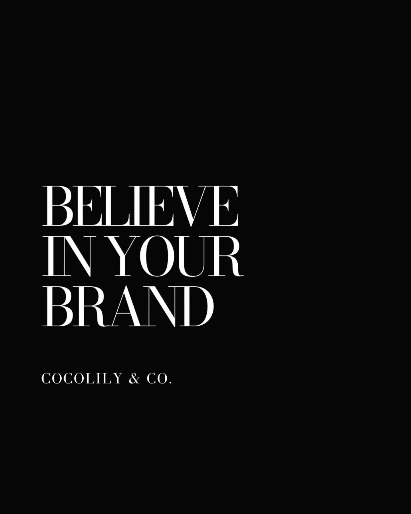 Believe in your brand.⁠
⁠
Every successful business once began with one woman deciding her idea was worth building.⁠
⁠
Resources for female entrepreneurs available at COCOLILY &amp; CO.⁠
⁠
⁠
.⁠
.⁠
.⁠
.⁠
.⁠
⁠
#womensupportingwomen ⁠
#WomenInBusiness #