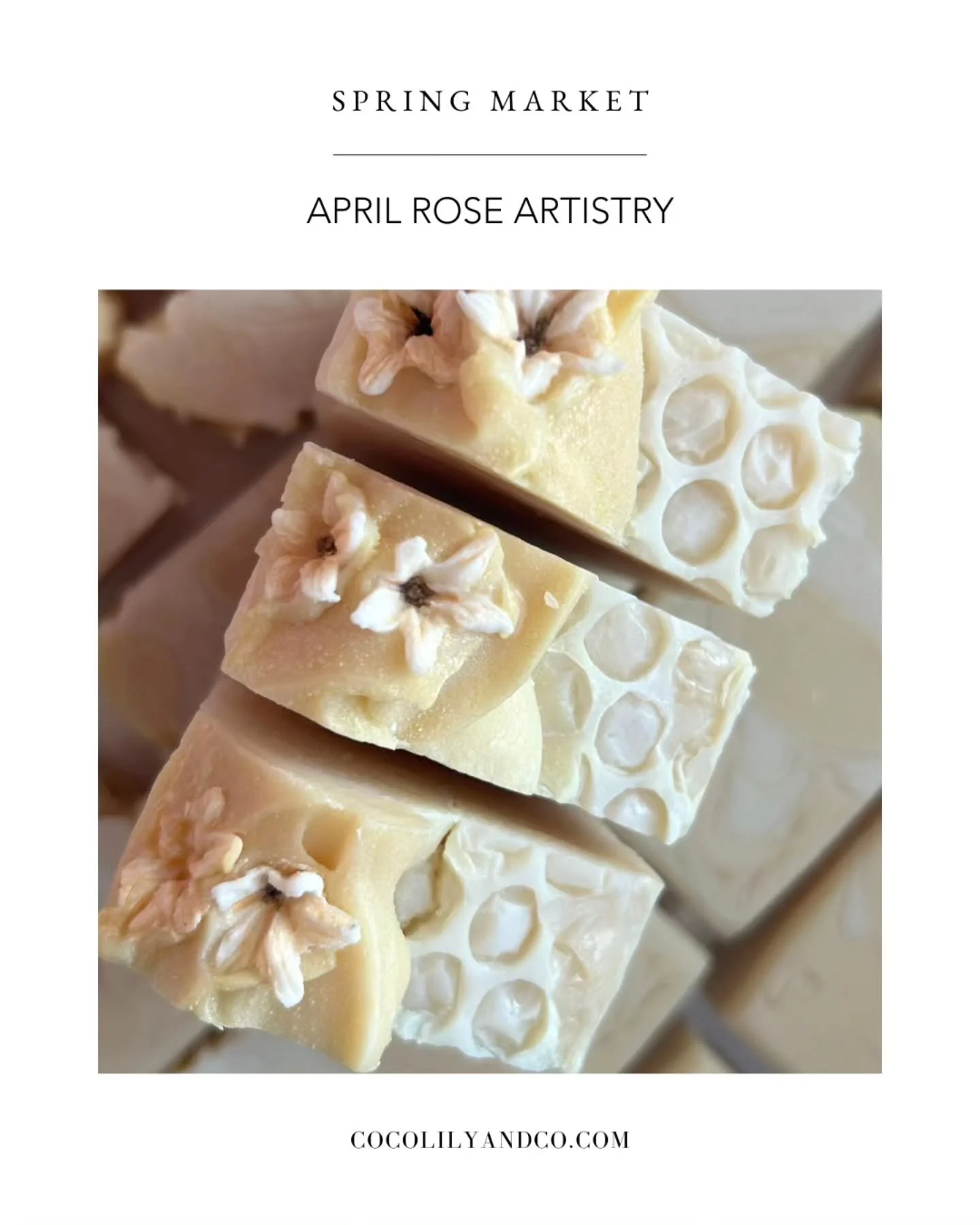 April Rose Artistry / Saskatchewan⁠
⁠
Handcrafted soap where creativity and self-care meet. Each bar features artful design, vibrant fragrance, and distinctive details, created to bring beauty, comfort, and a small spark of joy to everyday life.⁠
⁠
C