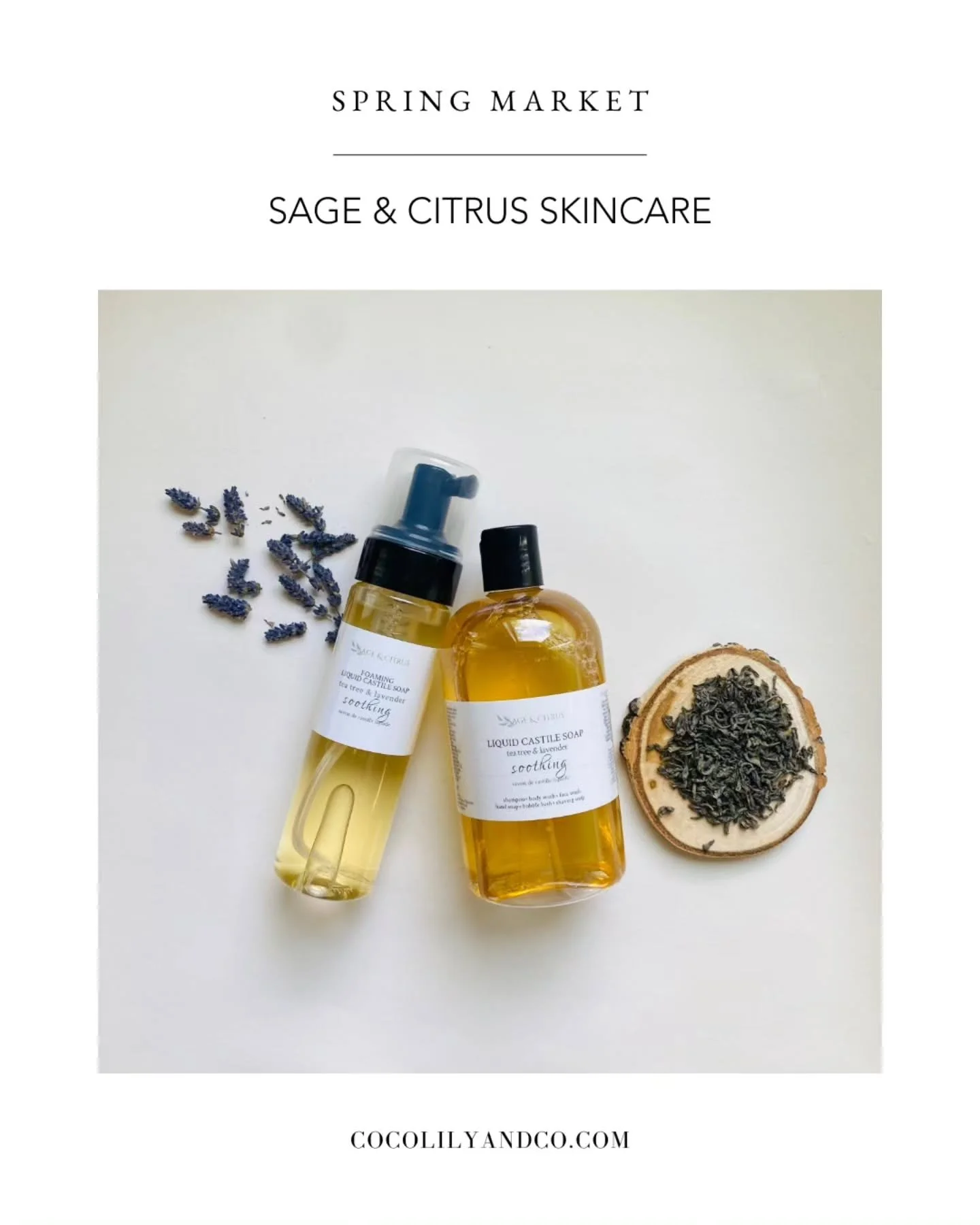 Sage &amp; Citrus Skincare / Saskatchewan⁠
⁠
A Saskatchewan-based brand creating pure, high-quality skincare using natural ingredients. Rooted in simplicity, the collection supports the skin&rsquo;s natural function through formulations designed to b