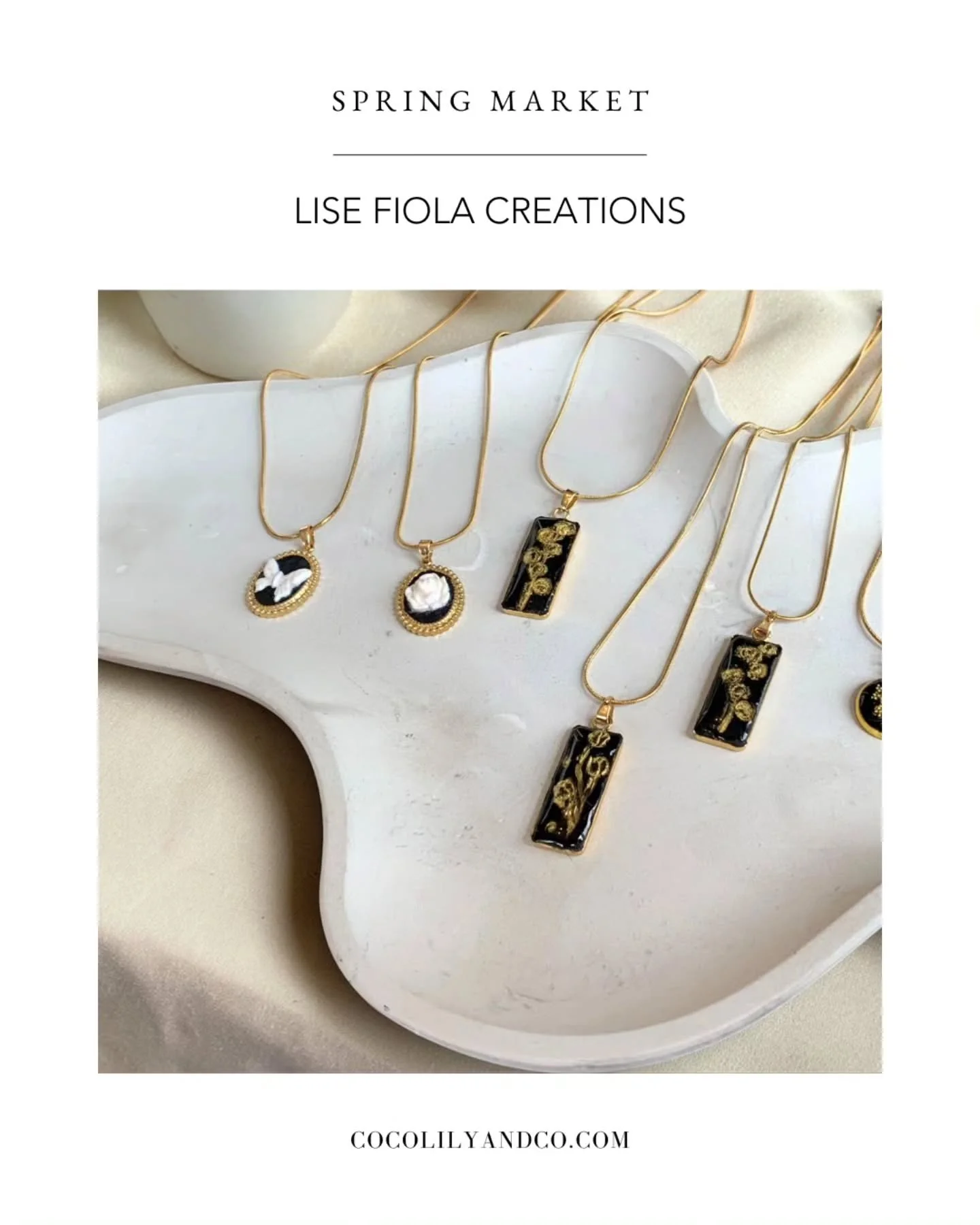 Lise Fiola Creations / Manitoba⁠
⁠
Lise Fiola Creations is a heart-made Canadian brand crafting jewellery, home d&eacute;cor, candles, and body care that delight the senses with soft textures, calming scents, and timeless, Parisian-inspired beauty.⁠
