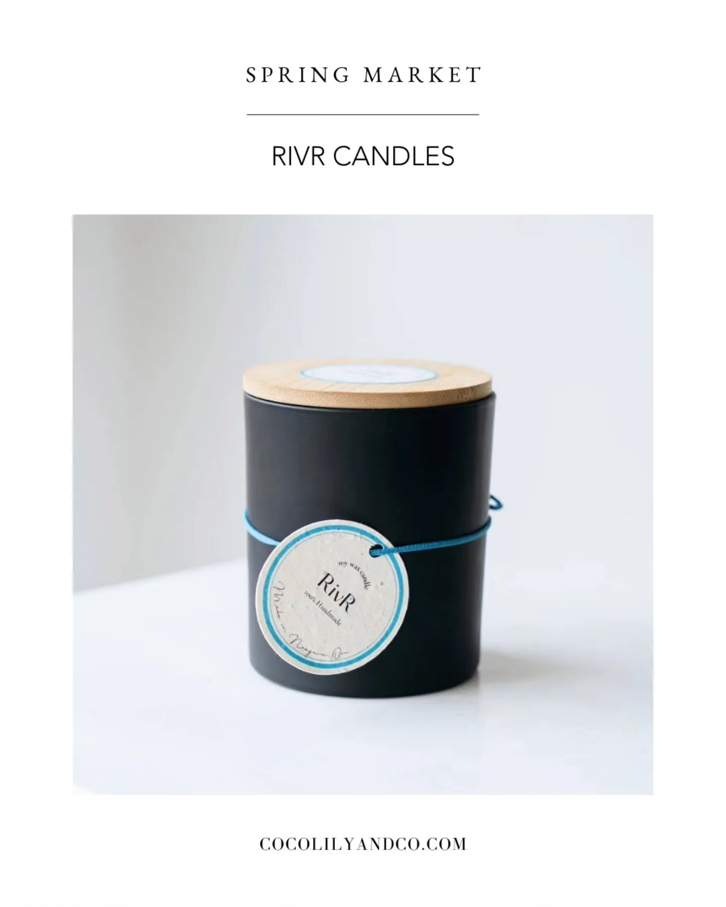 RivR Candles / Ontario⁠
⁠
A family-inspired brand, with each letter in its name representing a member of the family. Soy wax candles are created with plantable labels, encouraging recycling and repurposing beyond the final burn.⁠
⁠
Connect with @rivr