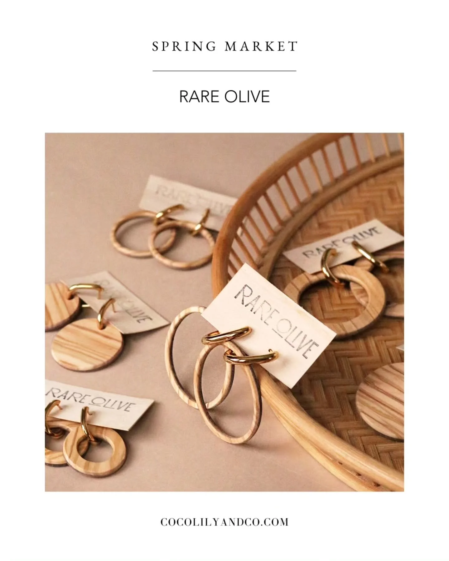 Rare Olive / Ontario⁠
⁠
A female-owned Canadian brand creating wooden jewellery and accessories that are unique, smartly crafted, and made with natural woods. Rare Olive is part of a movement that strives to create connections through fashion while p