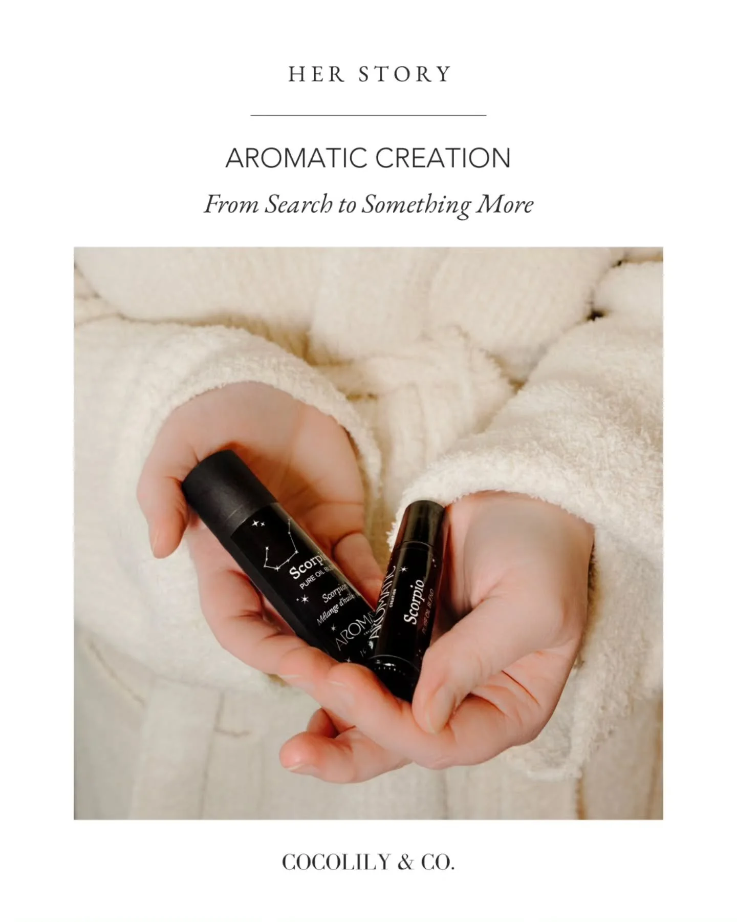 She began not with a business plan but with a search for good essential oils.⁠
⁠
What started during aromatherapy studies turned into Aromatic Creation, a brand built from curiosity and a need to find something better than what was available locally.