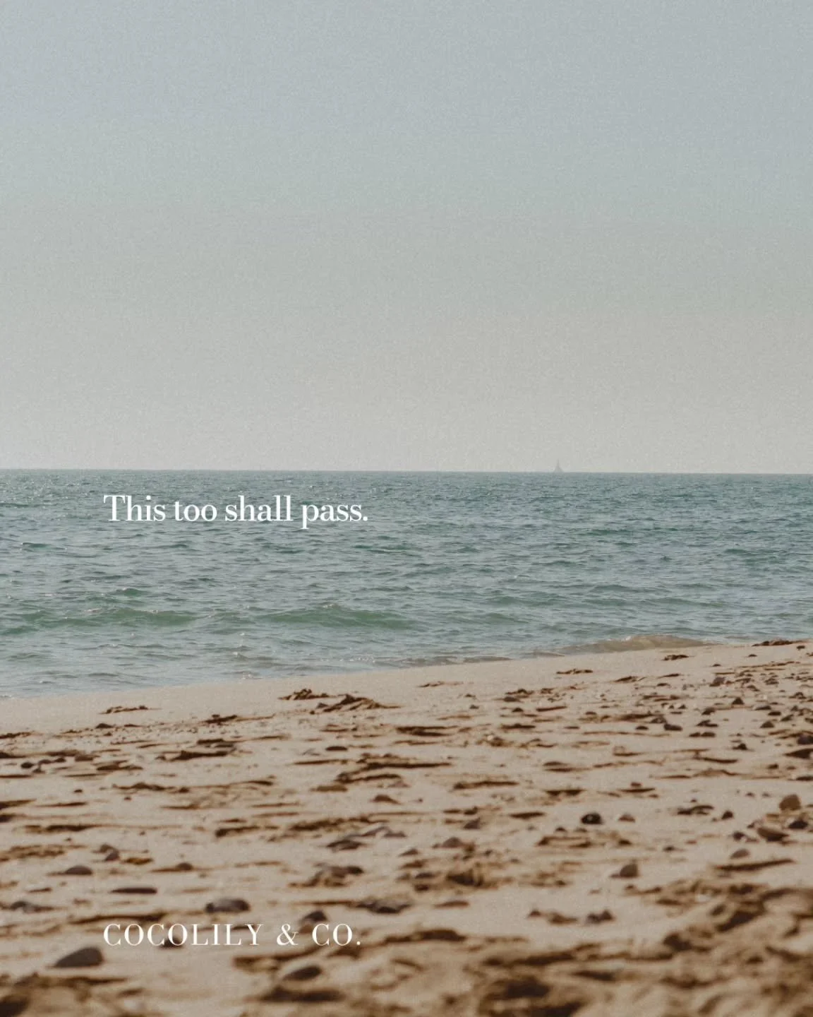 Sometimes we all need to hear those four words.⁠
This too shall pass.⁠
⁠