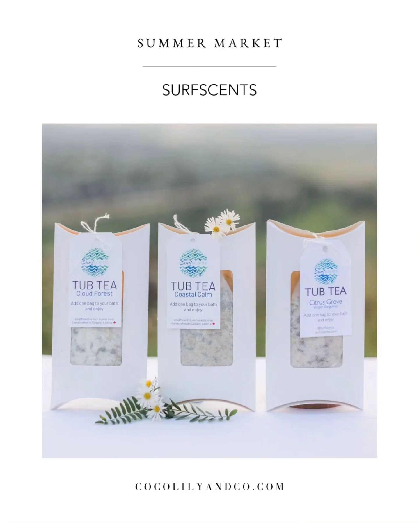 Surfscents / Calgary, Alberta⁠
⁠
Handmade in Canada using natural ingredients and no synthetic fragrances, bath essentials for skin and body care with a minimalist approach. Artisanal formulations support relaxation and daily wellbeing. ⁠
⁠
Connect w