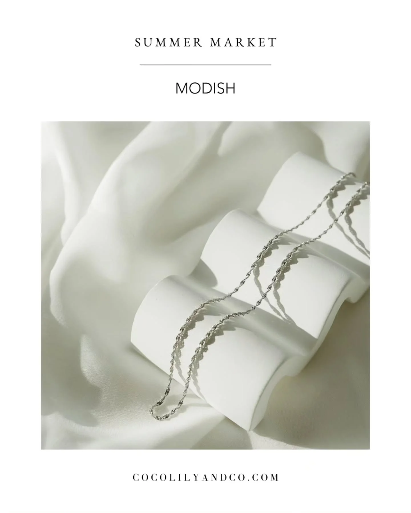 Modish / Calgary, Alberta⁠
⁠
Canadian female founded jewelry brand creating pieces designed to be lived in and suited for regular use. Waterproof and hypoallergenic designs made for durability, comfort, and ease. ⁠
⁠
Connect with @mymodishjewelry ⁠
⁠