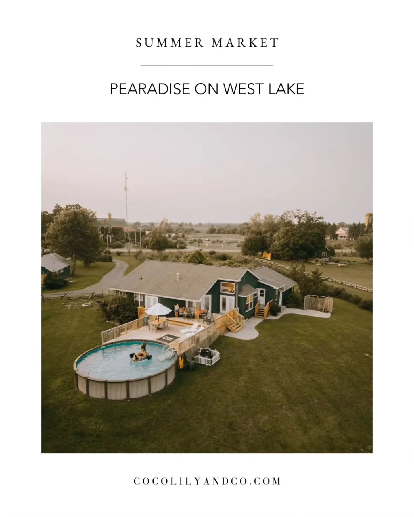 Pearadise on West Lake / Prince Edward County, Ontario⁠
⁠
Lakeside retreat in Prince Edward County designed for gatherings, connection, and relaxed stays. Inspired by the surrounding landscape and local hospitality, it offers a warm setting for famil