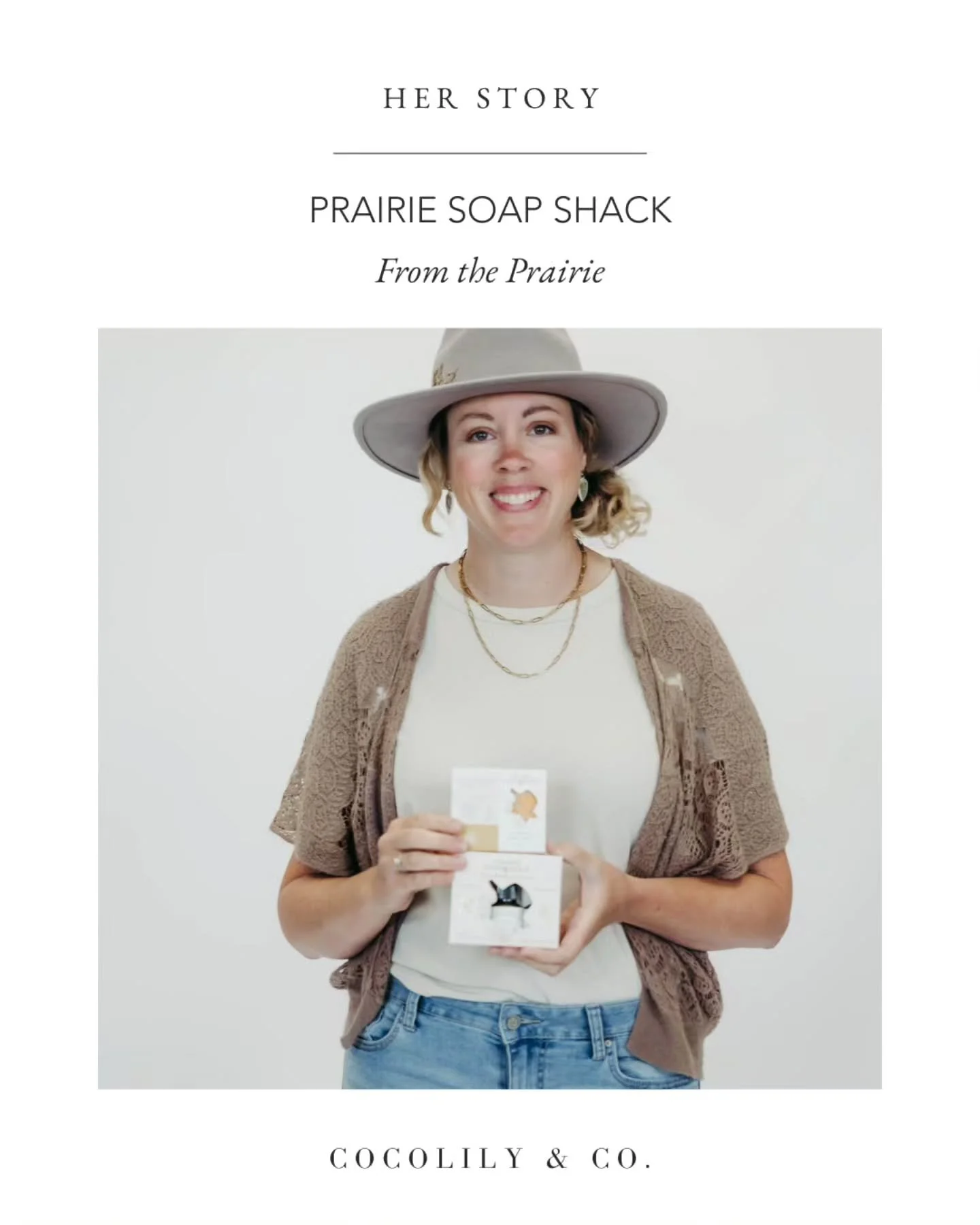 What started as a personal interest in natural skincare during maternity leave grew into something much bigger.⁠
⁠
Inspired by life on a generational grain farm in central Alberta, Jessica created Prairie Soap Shack, a family-run business rooted in l