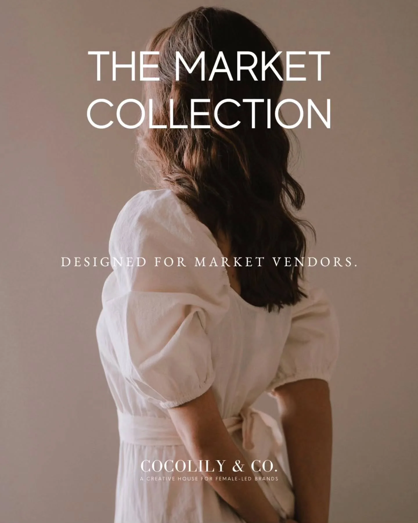 THE MARKET COLLECTION⁠
⁠
Designed for market vendors.⁠
⁠
A new COCOLILY &amp; CO. collection of print and digital pieces for the market table, packaging and promotion.⁠
⁠
For bakers, makers, artisans, candle makers, designers and independent brands.⁠