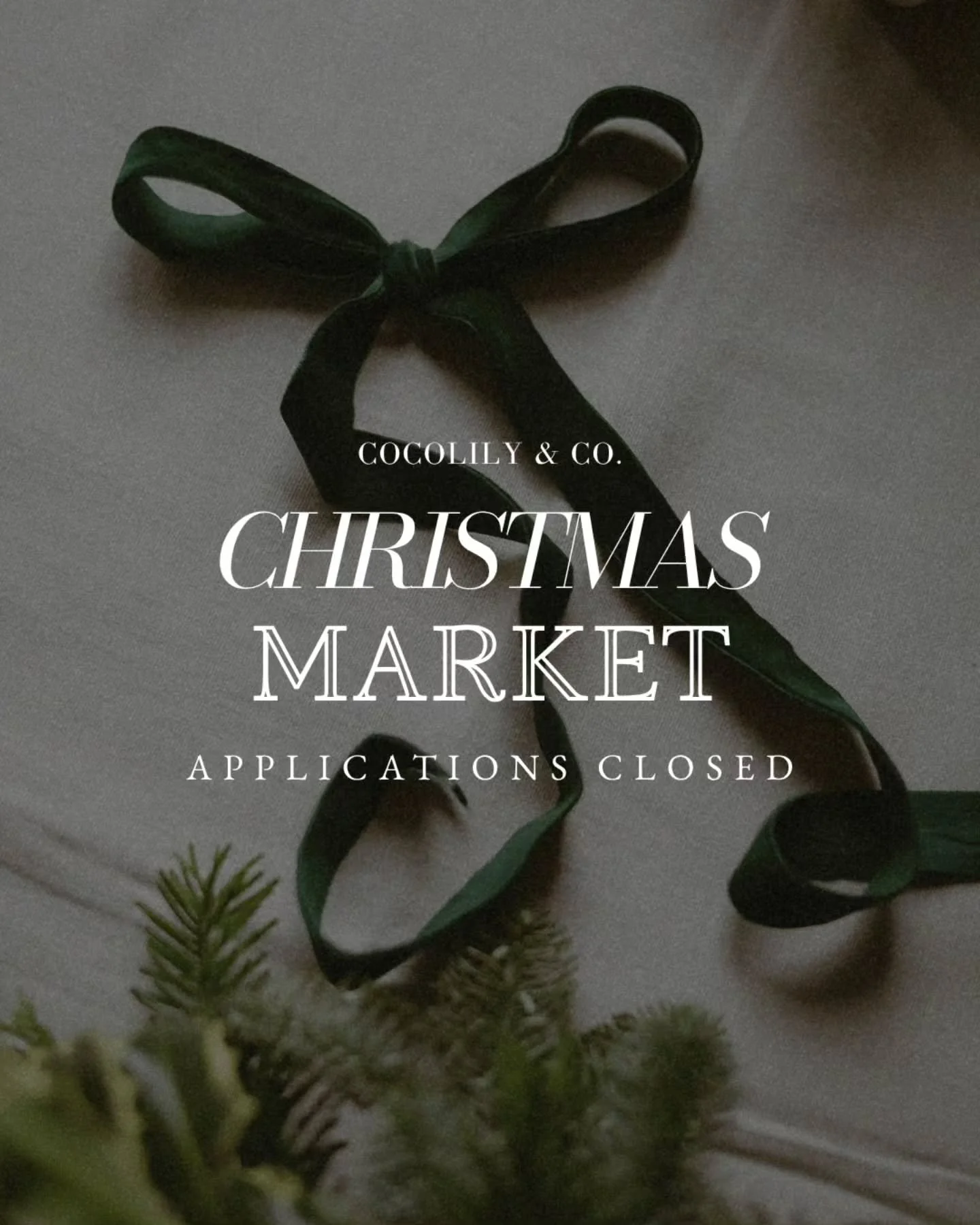Christmas Market 2026.⁠
⁠
Applications are now closed.⁠
⁠
Thank you to every Canadian female led brand that submitted for the Christmas edition.⁠
⁠
Selected brands will be contacted directly.⁠
⁠
