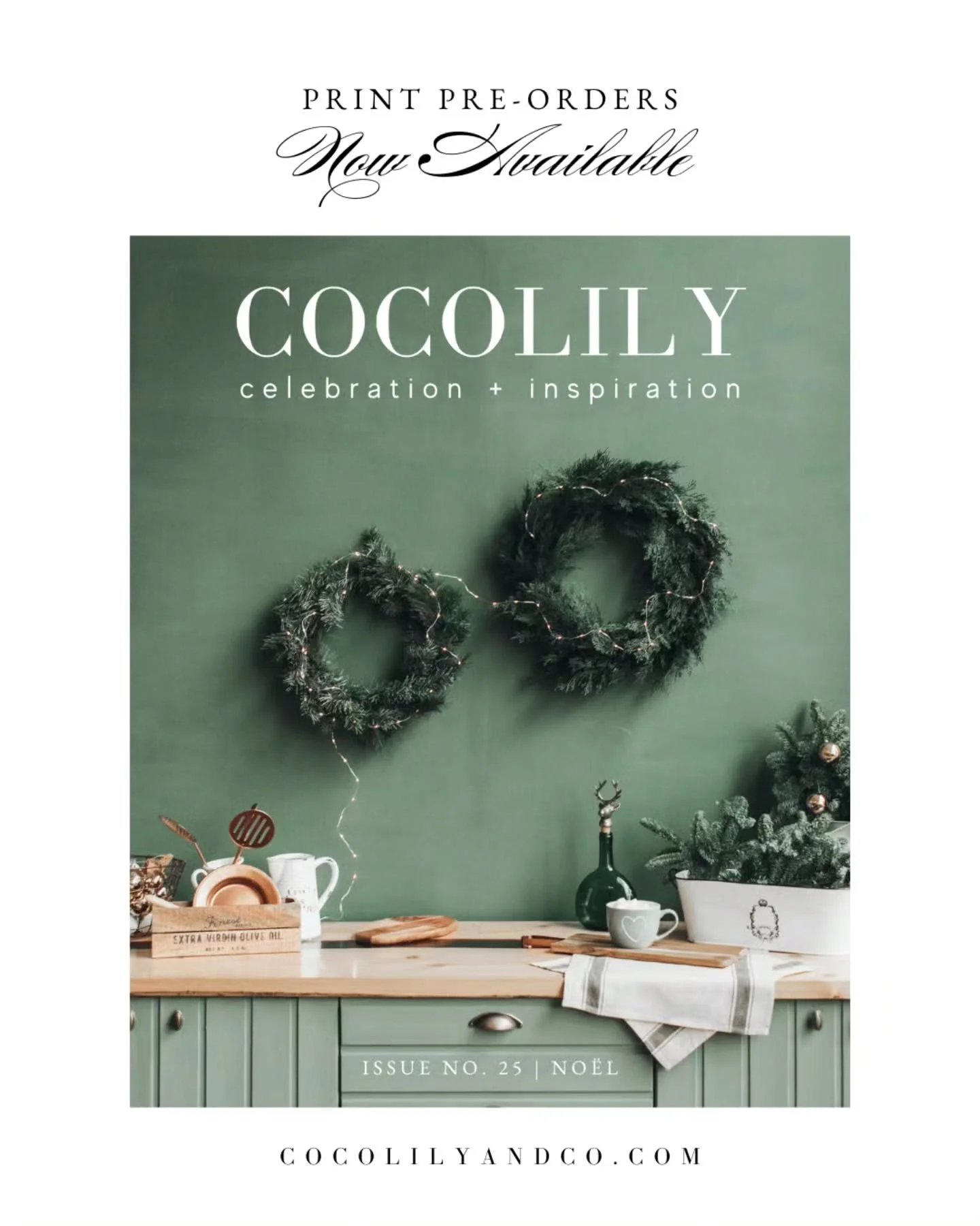 Issue No. 25 | No&euml;l⁠
⁠
Our Christmas Coffee Table Edition is coming soon.⁠
⁠
Inside, you will find female founders and their stories, festive finds, gift ideas, favourite recipes, nostalgic moments and petite inspiration for the season.⁠
⁠
Becau