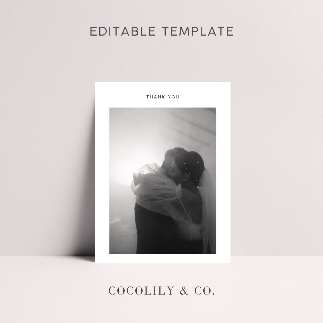 Wedding Thank You Card No. 01