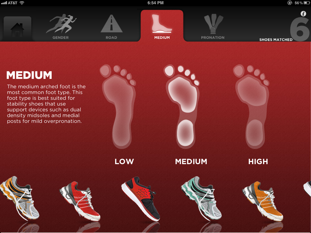Shoe Selector demo (iOS)