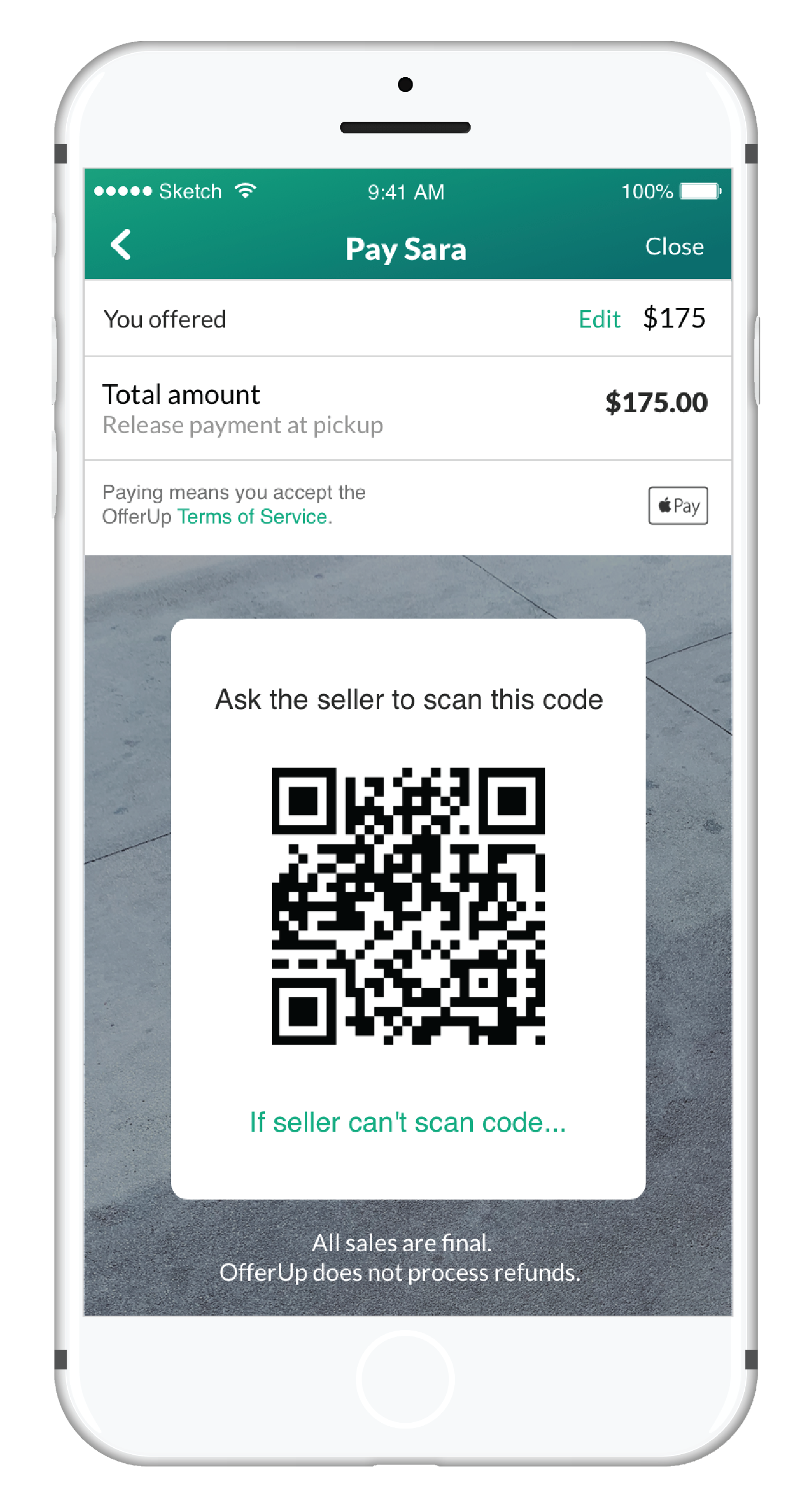 [Buyer] QR code scan