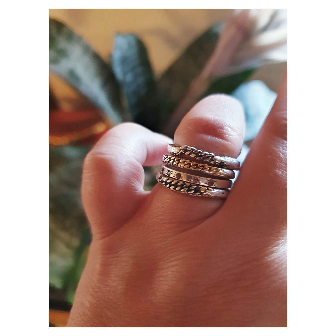 Why have one wedding band when you can have four? Why even have a wedding band, make it a signet instead. 

It's 2024, and if a simple gold band isn't your thing, options abound for wedding and partner rings that better fit your personal style.

Than