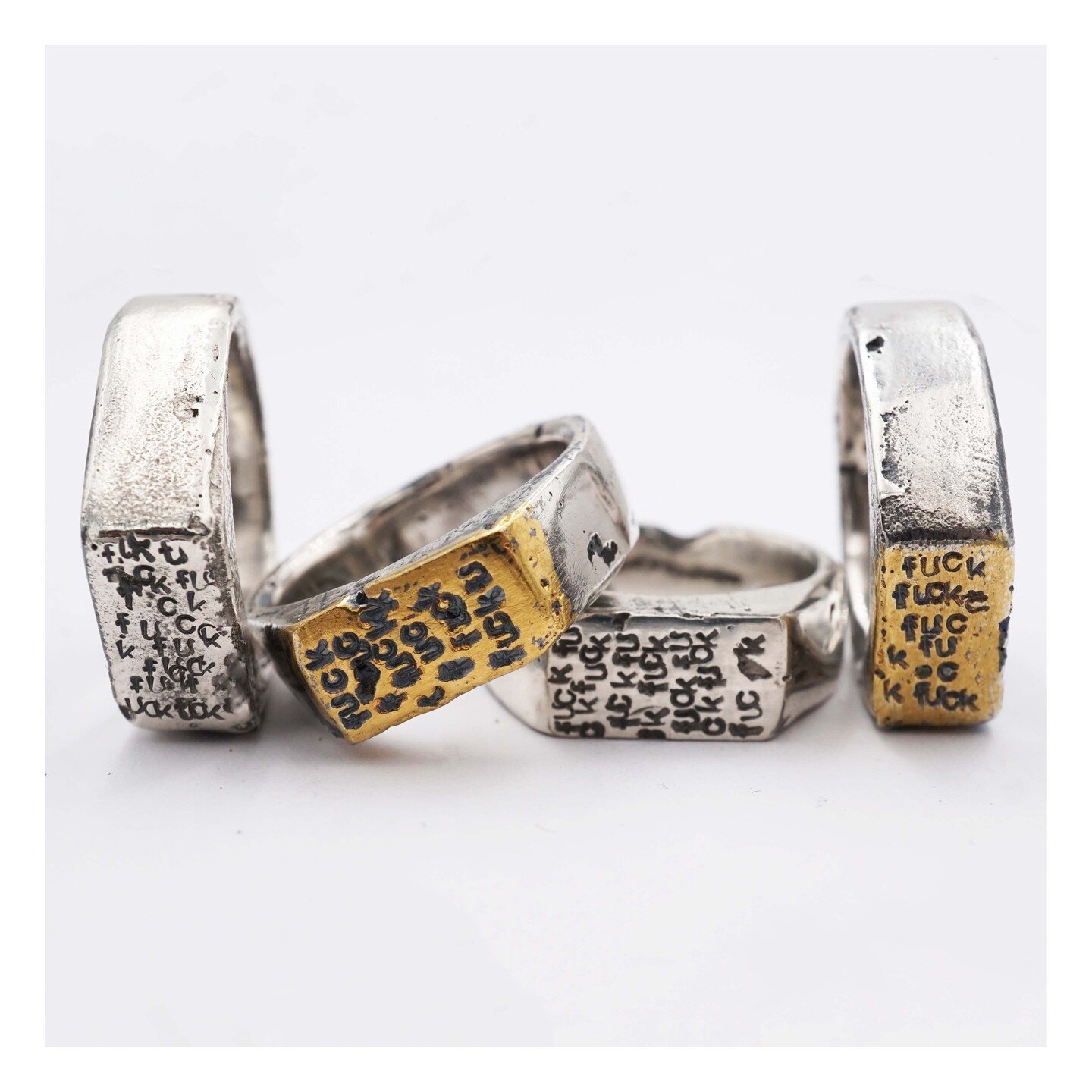 These are the rings that launched Metal Atelier in Berlin. As the years have gone on and the collections become (marginally) more refined, I often think about discontinuing them. 

Then I say &quot;Nah.&quot; 

There will always be someone, somewhere