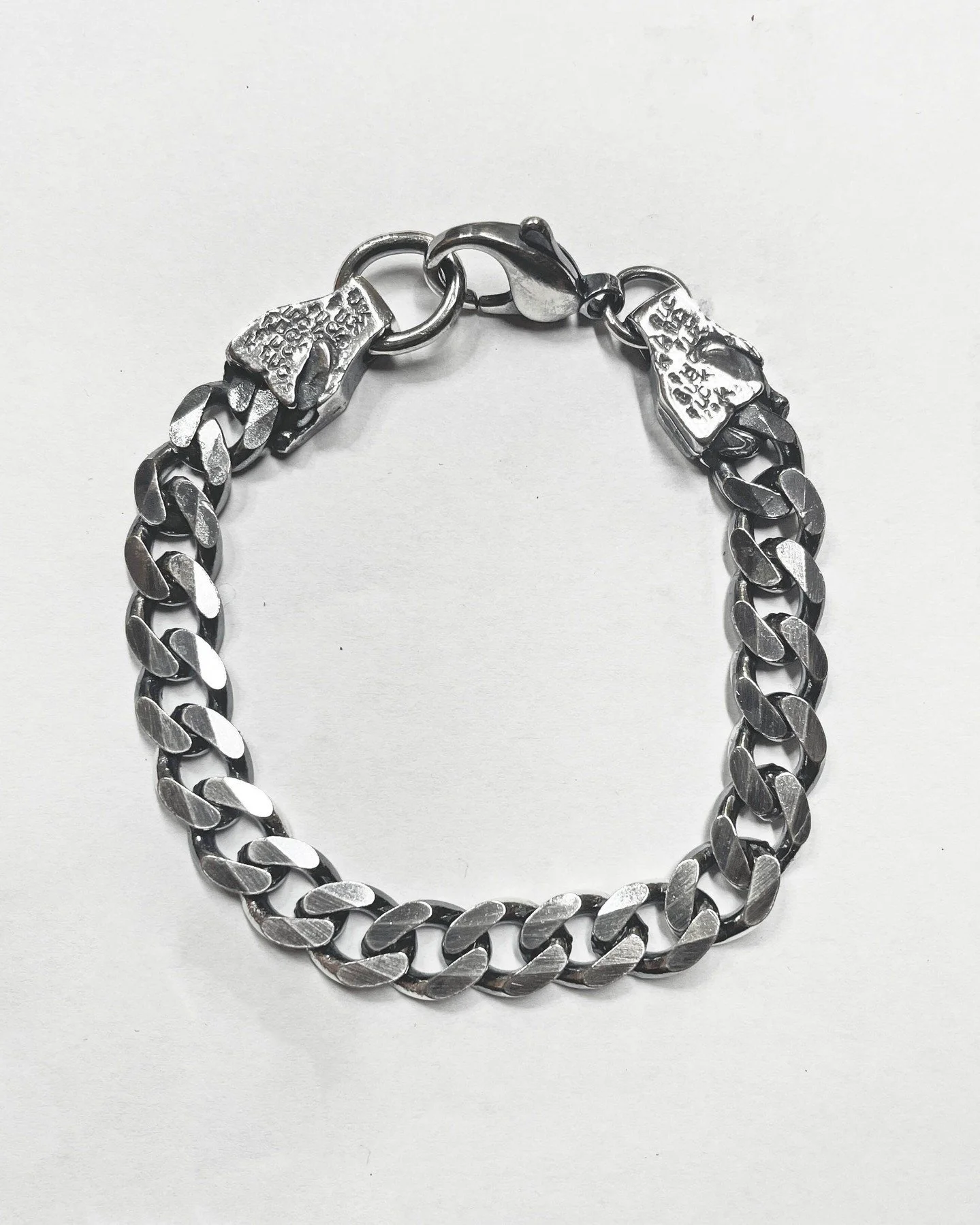 It's a Heavy Chain Bracelet. It's stamped with the word F---. It is one of two ever made. Find it at the lovely @poetandthebench in Mill Valley. Bonnie and Jeffrey curate a brilliant selection of local and international  artists and artisans, most if