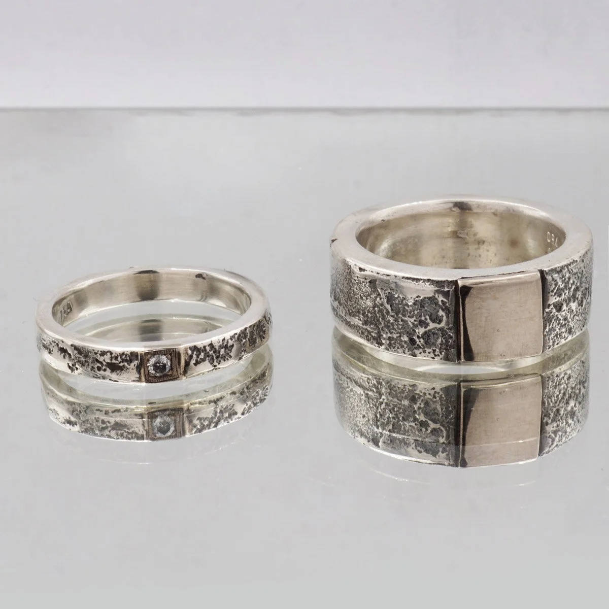 Textured Wedding Bands