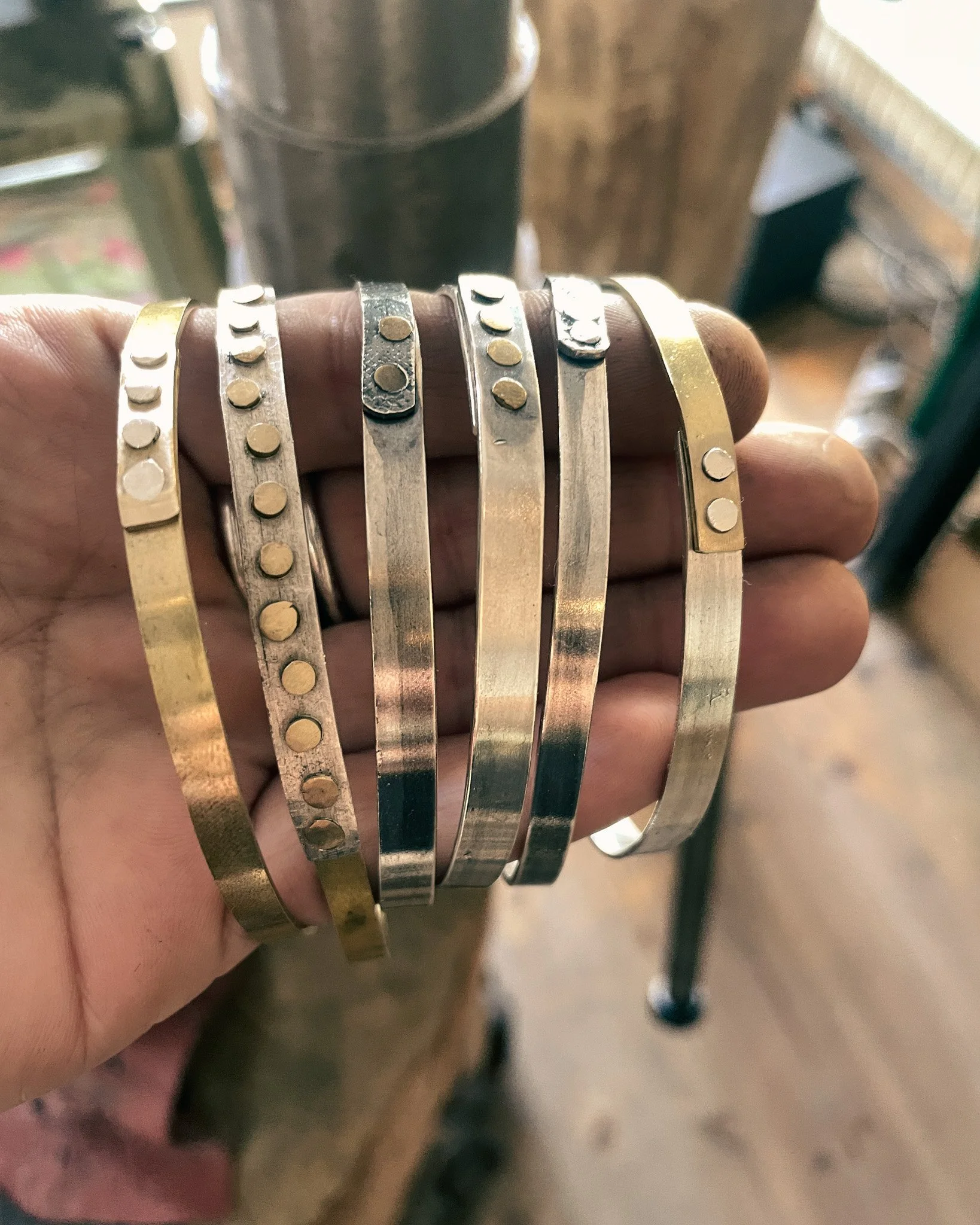 3 Hour Intro: Riveted Bangle Bracelet