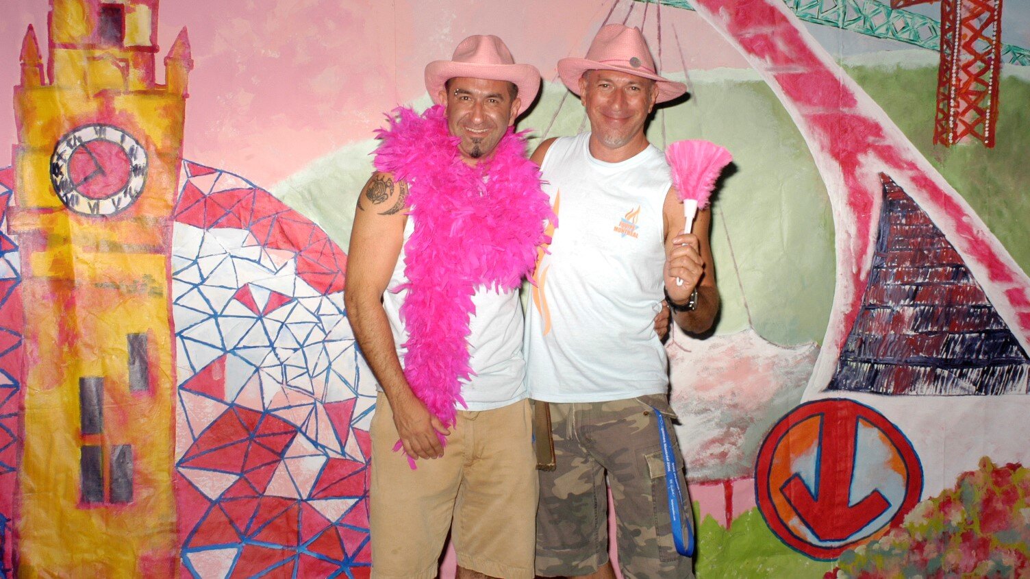 2006 - Outgames de Montréal - Pierre avec un camarade