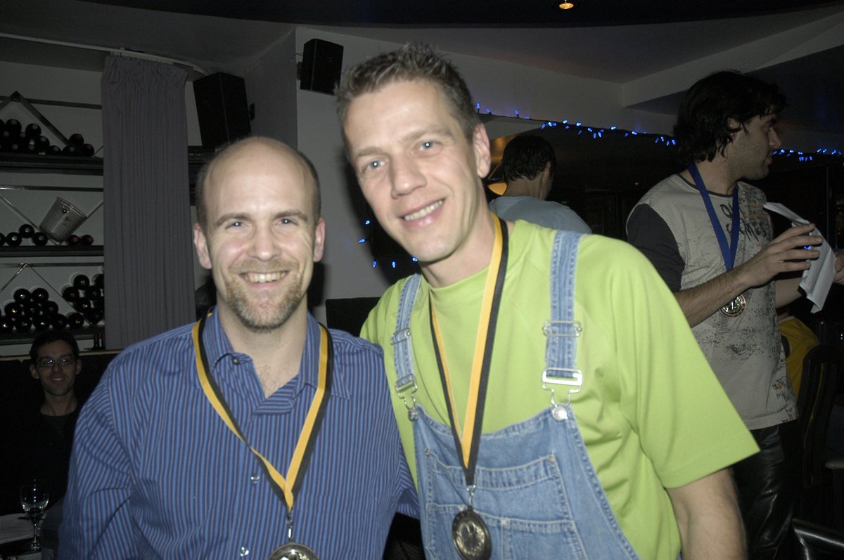 2007 - Médaille d'or en A avec Simon Leclerc