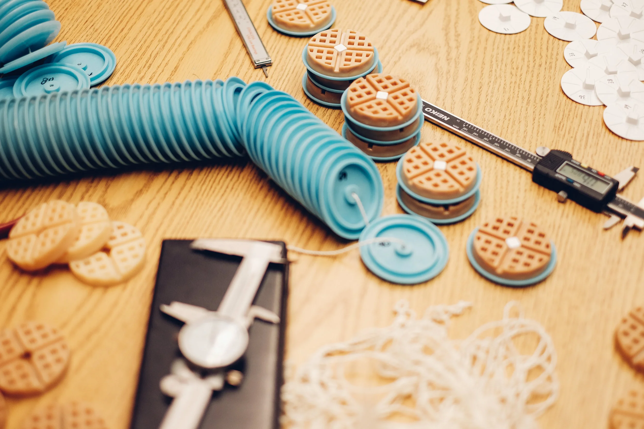 We measured snap fits and assembled each of the prototypes. 