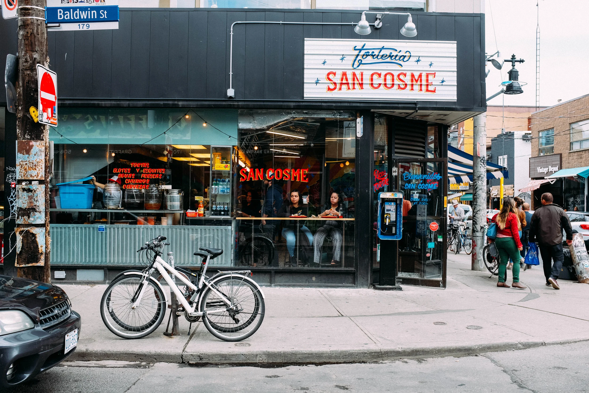 Kensington Market in Toronto had some cool vibes - everything was either vegan or weed related.