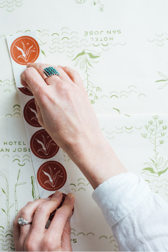 Kelly ColchinHotelSanJoseSticker Stop Motion.gif