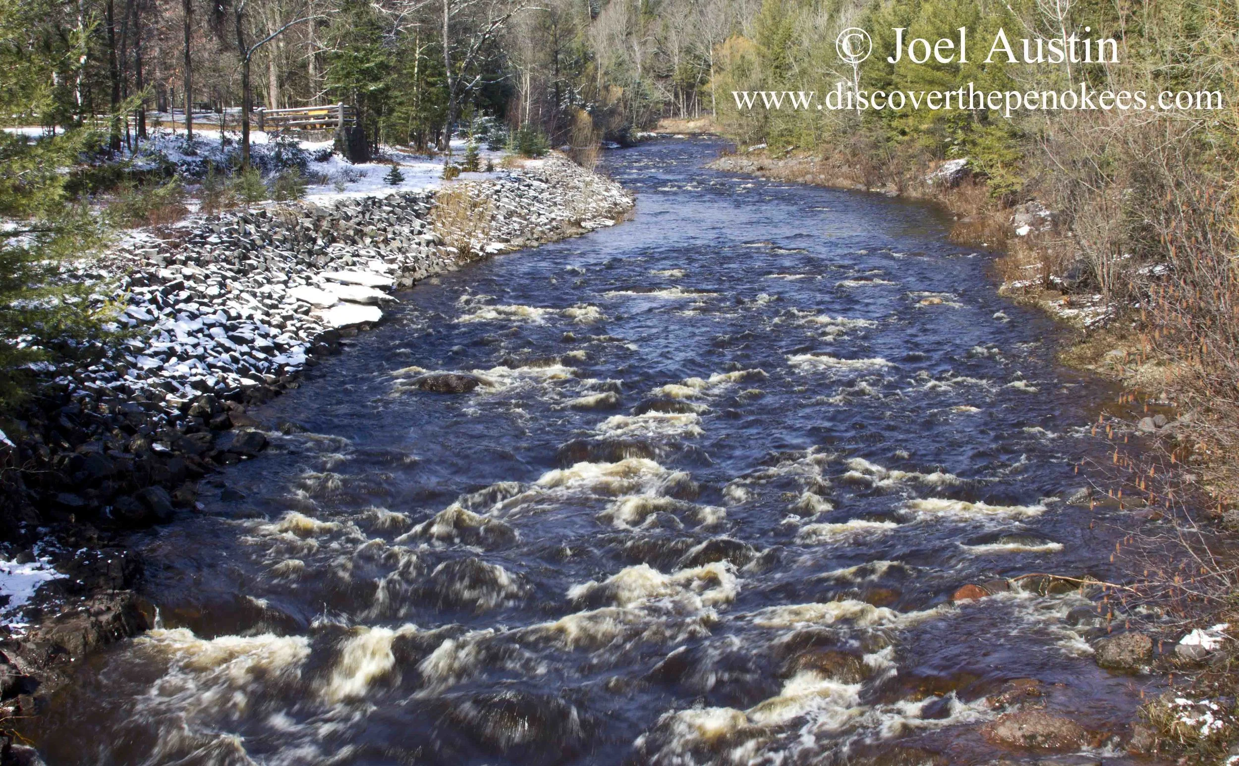The Bad River as it flows through Copper Falls State Park on the way to Lake Superior