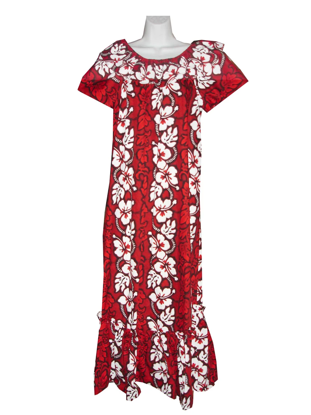 Long Red Cotton Muumuu Hawaiian Dress with Pockets | KY'S International Fashion Made in Hawaii, USA kyifi.com Long Red Cotton Muumuu Hawaiian Dress with Pockets | KY'S International Fashion Made in Hawaii, USA kyifi.com