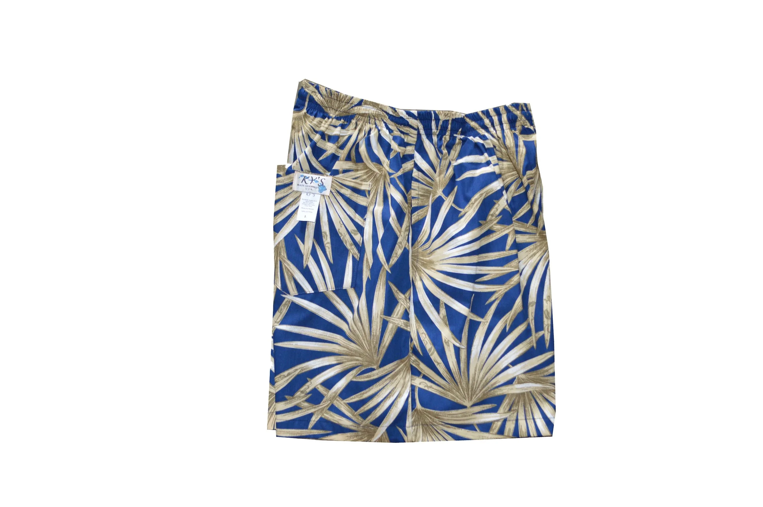 SH-482NB - Walking Shorts Men's Hawaiian Print