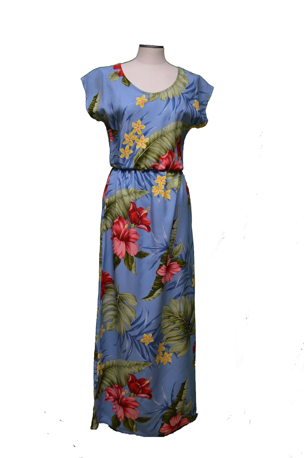 navy blue hawaiian dress Dark Blue Tulle Prom Dresses Tea-Length Formal Dress 21854 – vigocouture main image 0