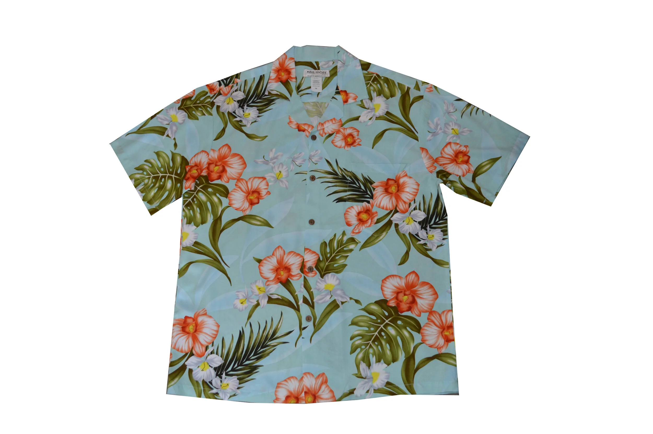 AL-829G-Akupu Orchid Aloha Shirt