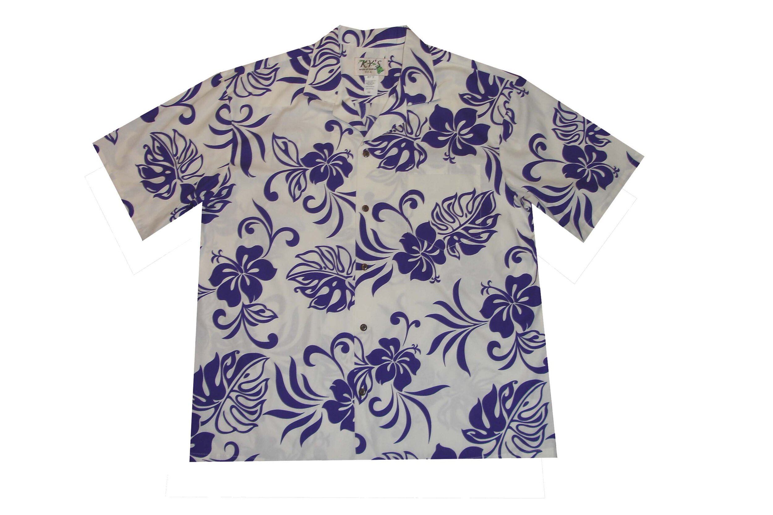 100% Cotton Aloha Shirts All Over Print | KY'S Hawaiian Shirt Made In ...