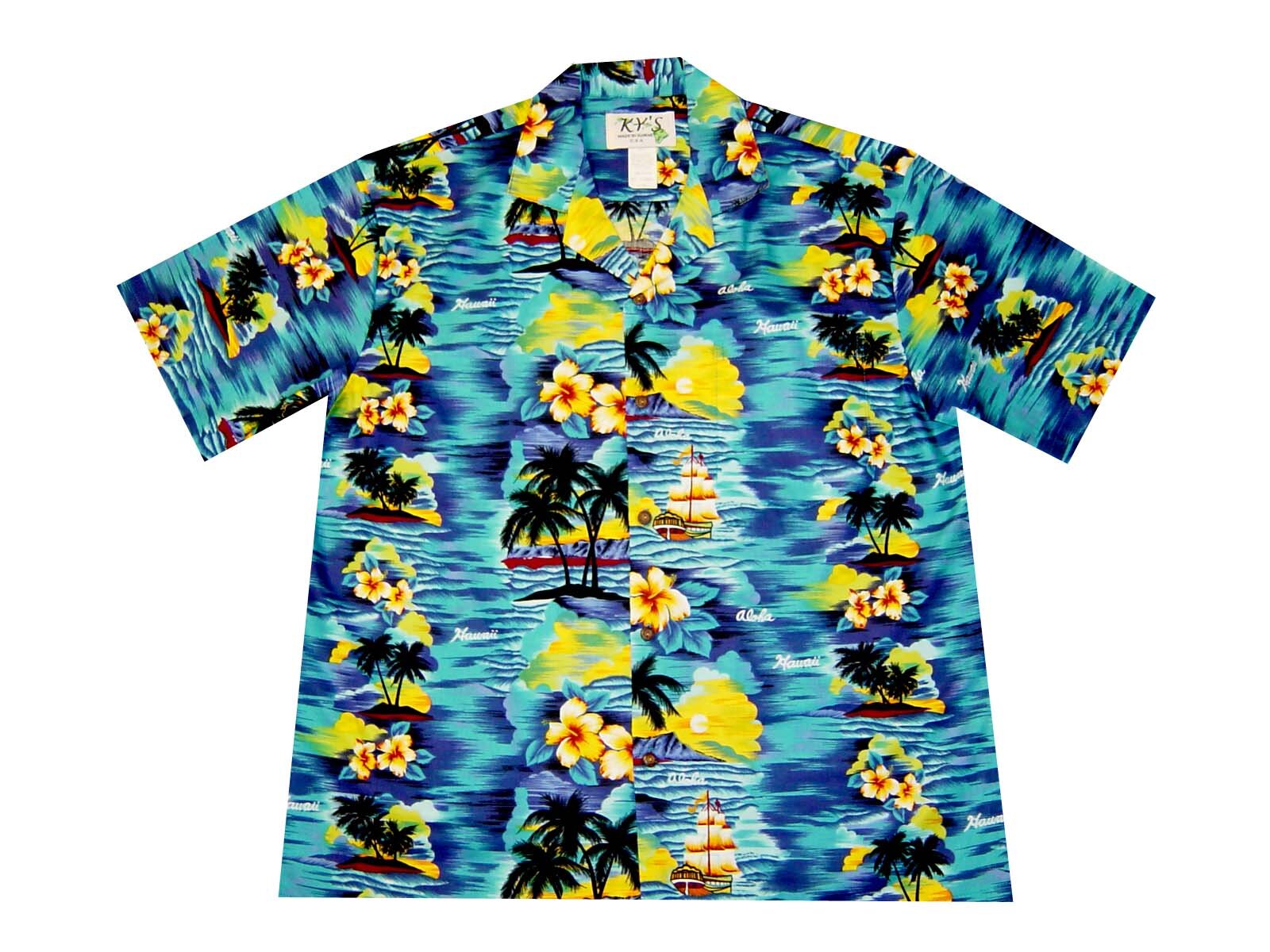 AL-304NB-Hawaii Sunset Hawaiian Shirt.jpg