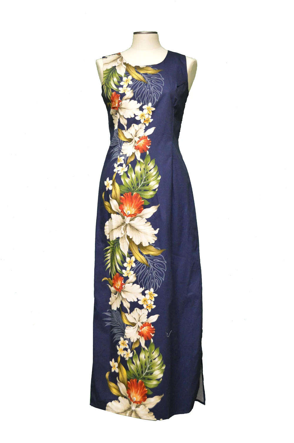blue floral long dress Citra Sage Blue Floral Maxi Dress main image 0