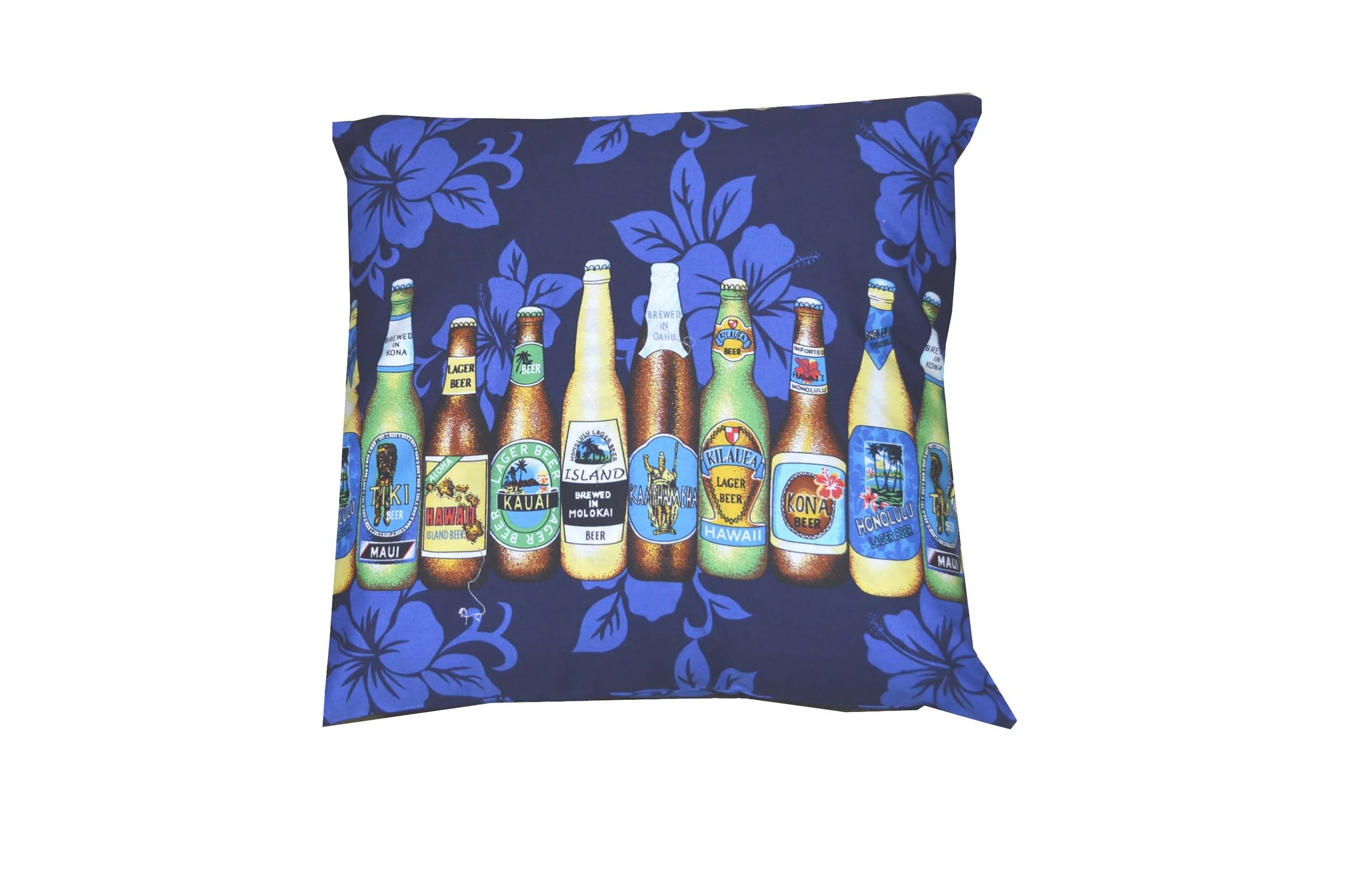 PL360NB- Hawaii Beer Navy Blue Pillow Case 