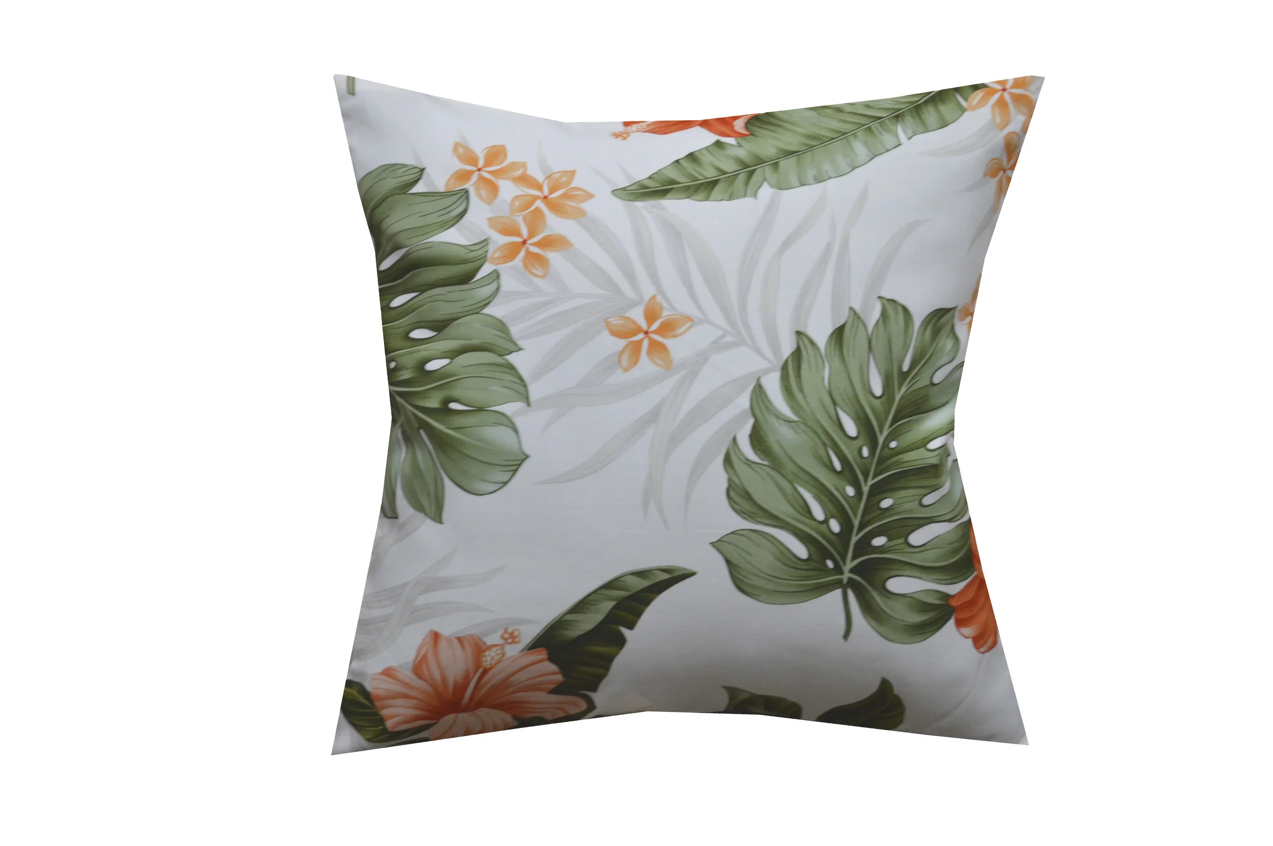 PL826W-Makakilo Hibiscus White Pillow Case