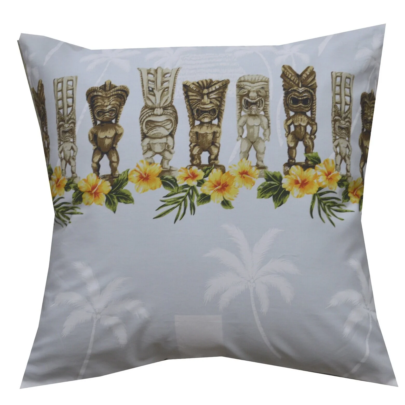 tiki-white-pillow-case