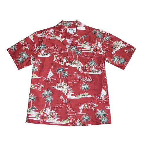 Hawaiian Shirt „Summer Party“ 100% Cotton Size M 6XL 