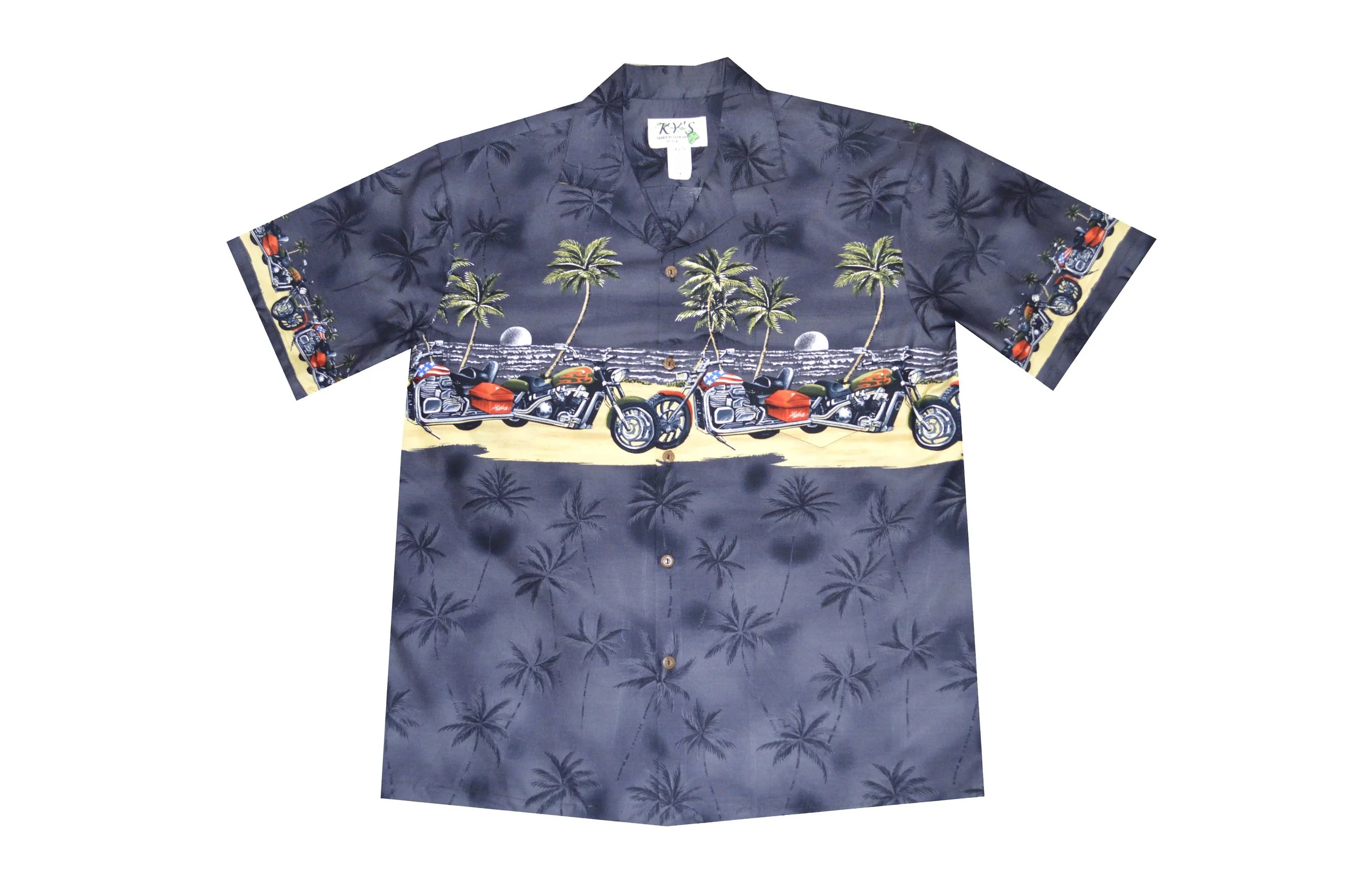 AL -546B-Aloha Motorcycle Black