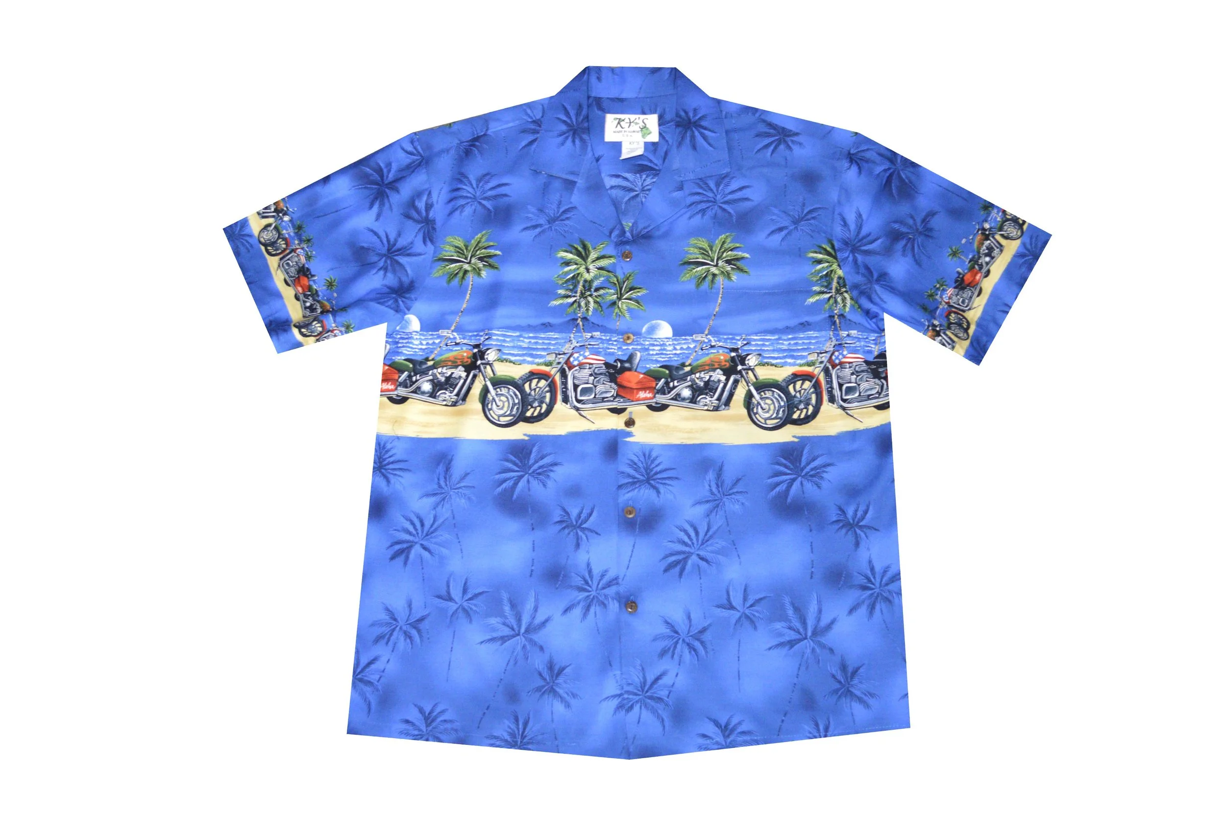 AL -546BL-Aloha Motorcycle Blue