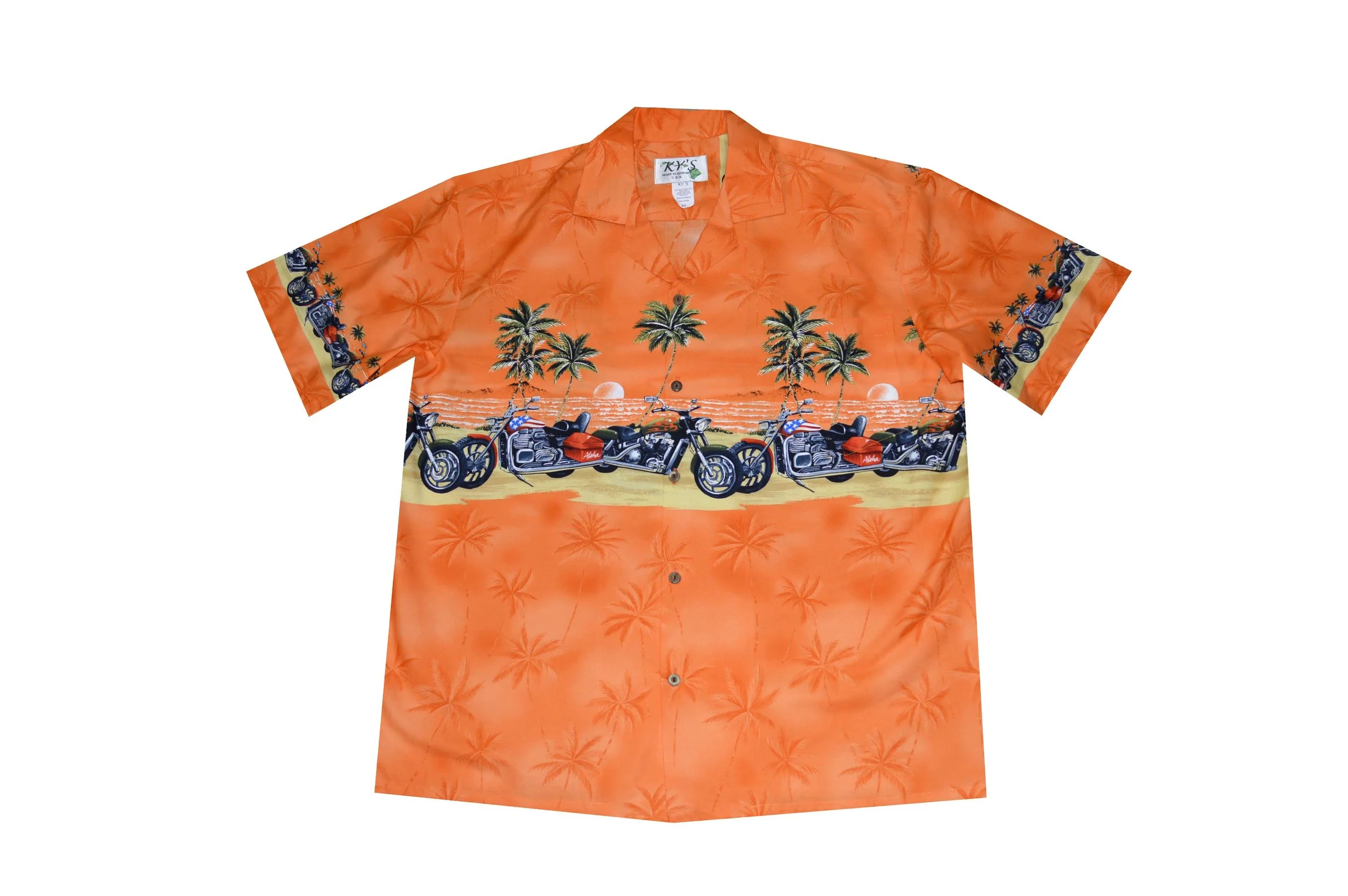 AL-546OR- Aloha Motorcycle Orange