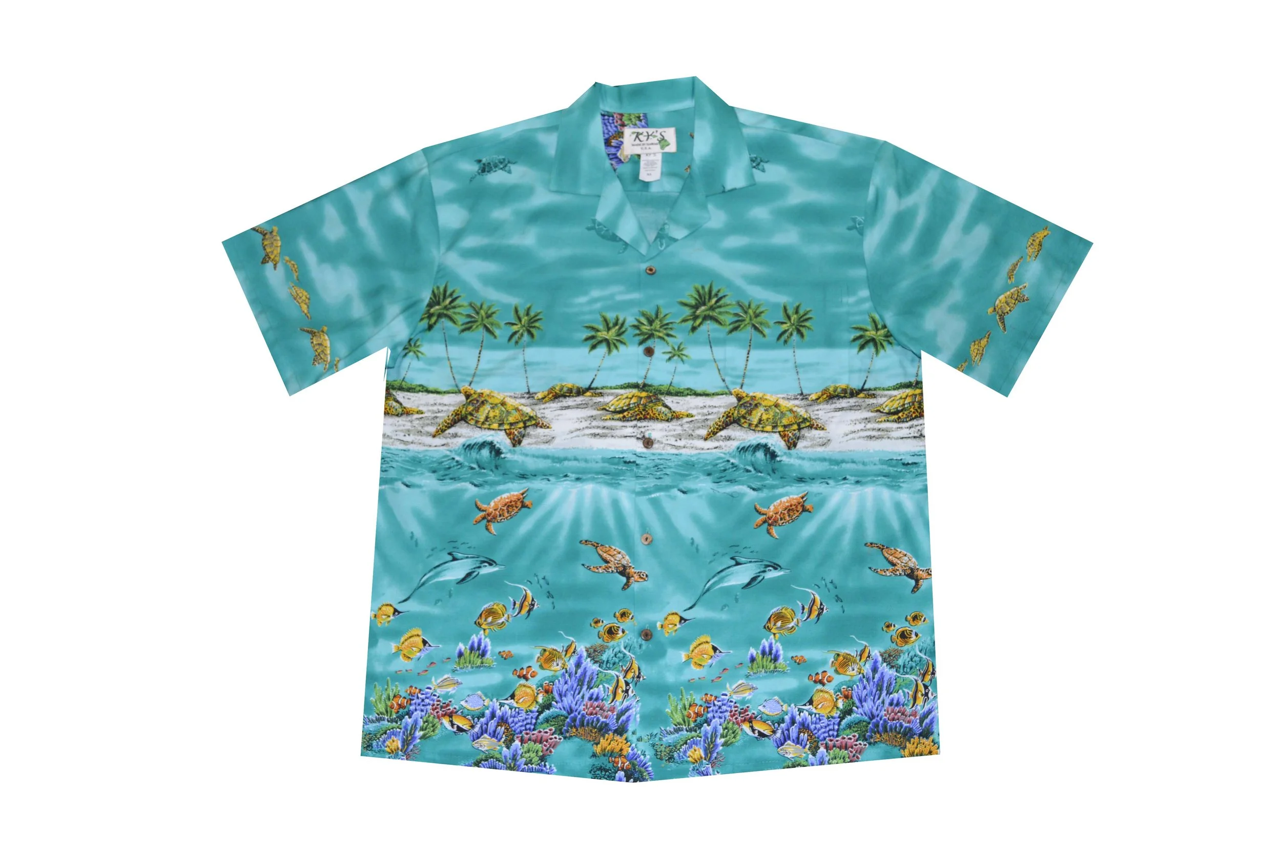AL -547G-Turtle Bay Hawaiian Shirt