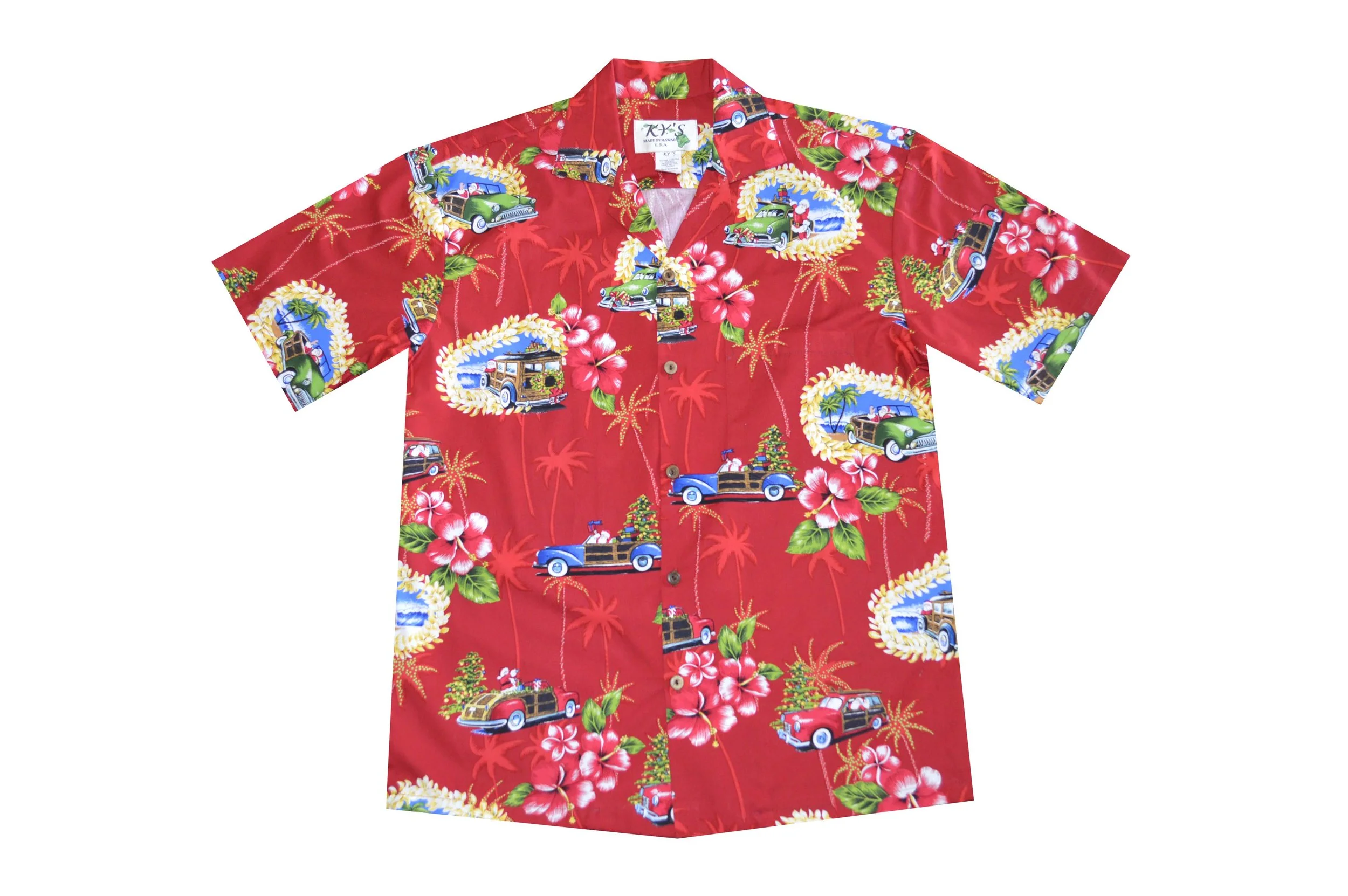 AL -548R-Hawaiian Christmas Red