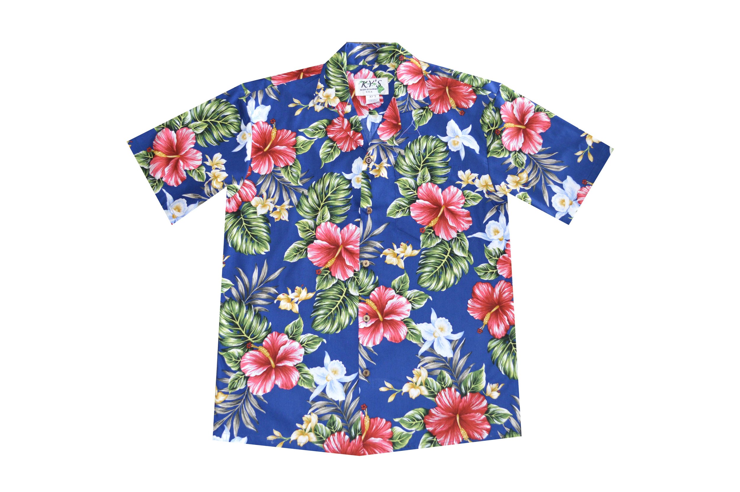 AL-549NB-Kahala Hibiscus Aloha Shirt