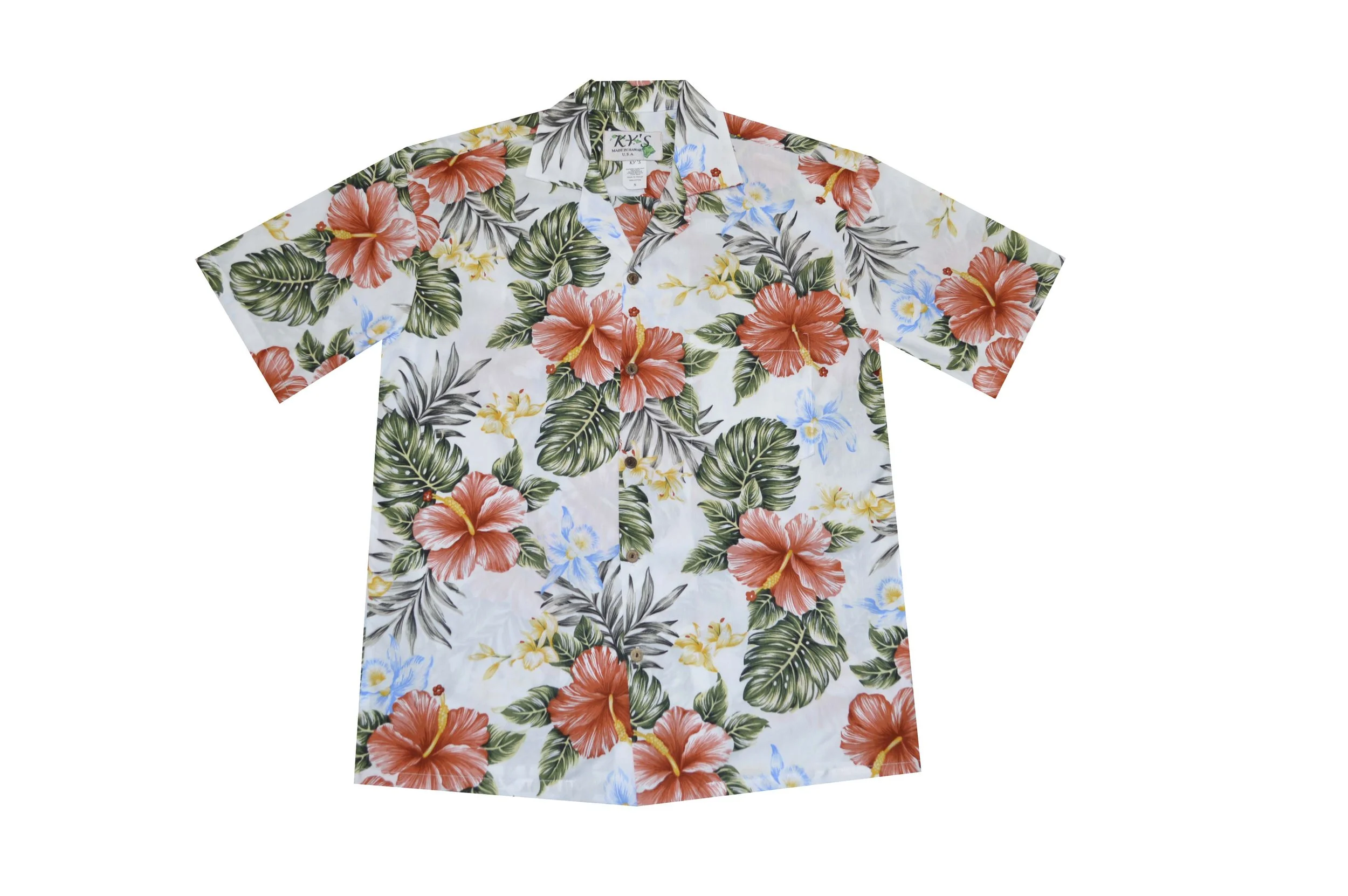 AL -549W-Kahala Hibiscus Aloha Shirts