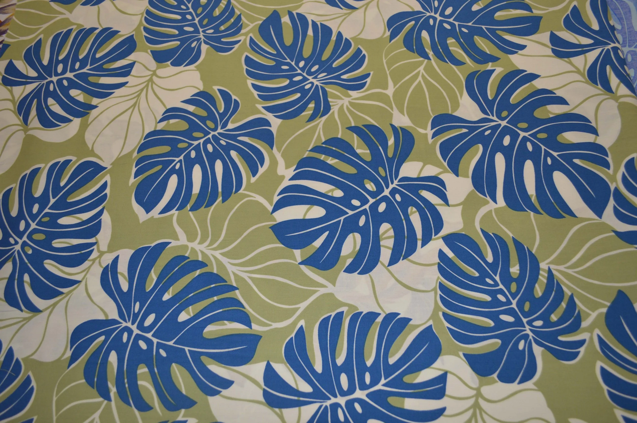 Hawaii Fabric Exclusive Wind Monstera Print - F-539